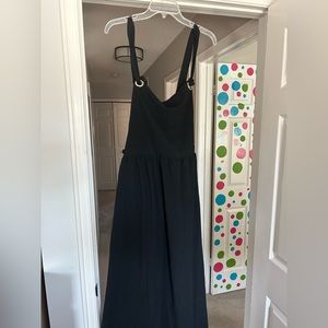 Black apron dress